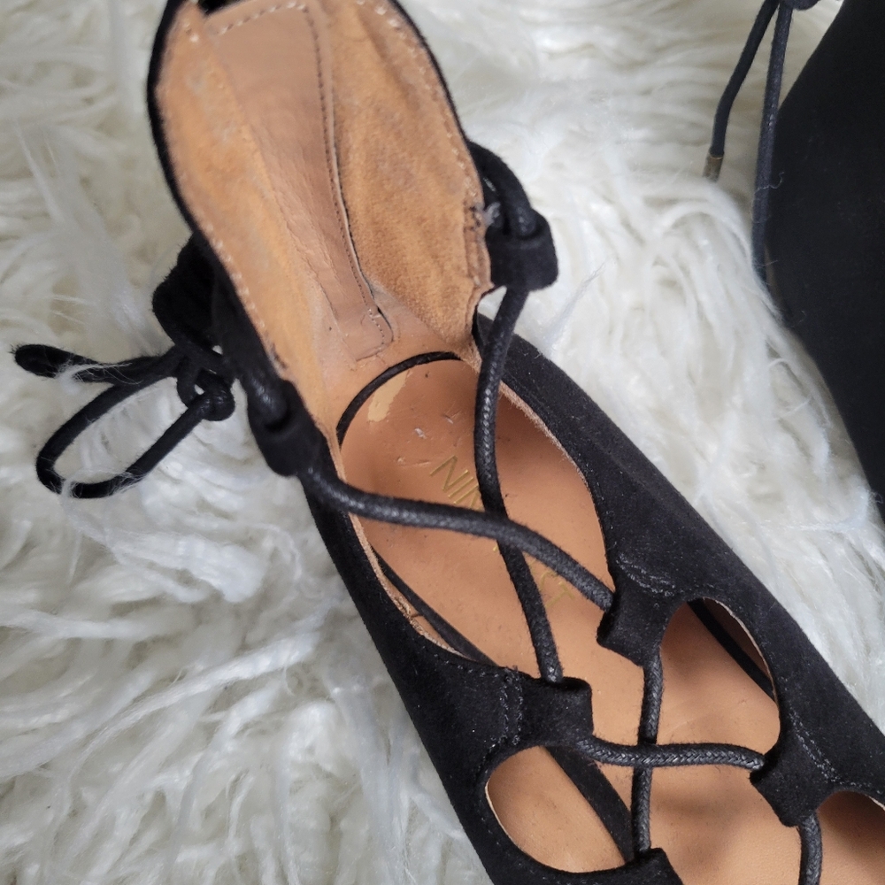 Nine West Signmeup Lace-Up Flats - Picture 10 of 11